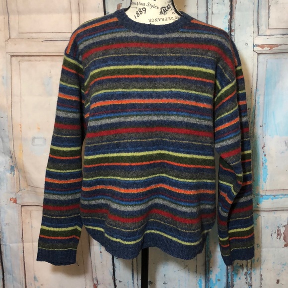 J Crew Vintage Mens Wool Crewneck 